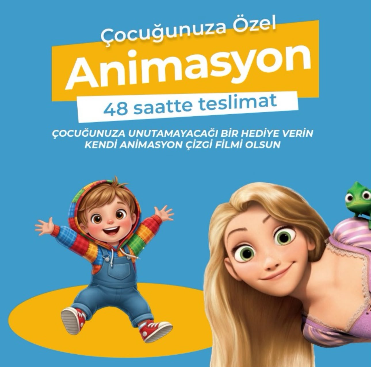 Çocuğunuza Özel Animasyon Filmi